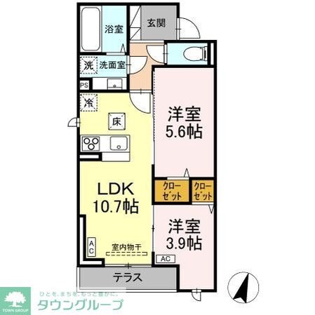 D-ROOM松木の物件間取画像